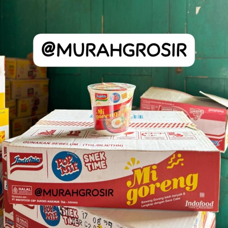 

[1 DUS ISI 12 CUP] POP MIE MINI GORENG/SOTO/AYAM BAWANG/BASO nUg