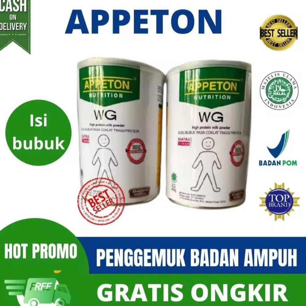 

APPETON WG Susu Penambah Berat Badan Bukan Kaleng 200Gr AST nUg