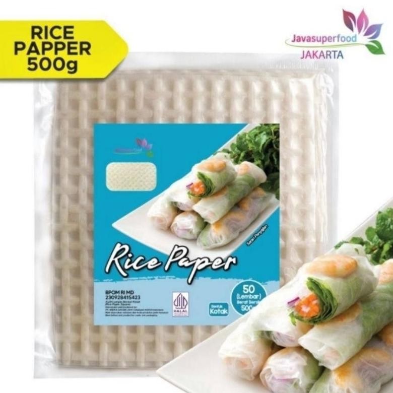 

Rice Paper Kotak 500gr (50 Lembar) Banh Trang High AST nUg