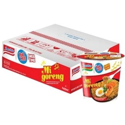 

POP MIE MINI SNEK TIME RASA MI GORENG 39gram - 1 DUS - isi 12 cup mini nUg