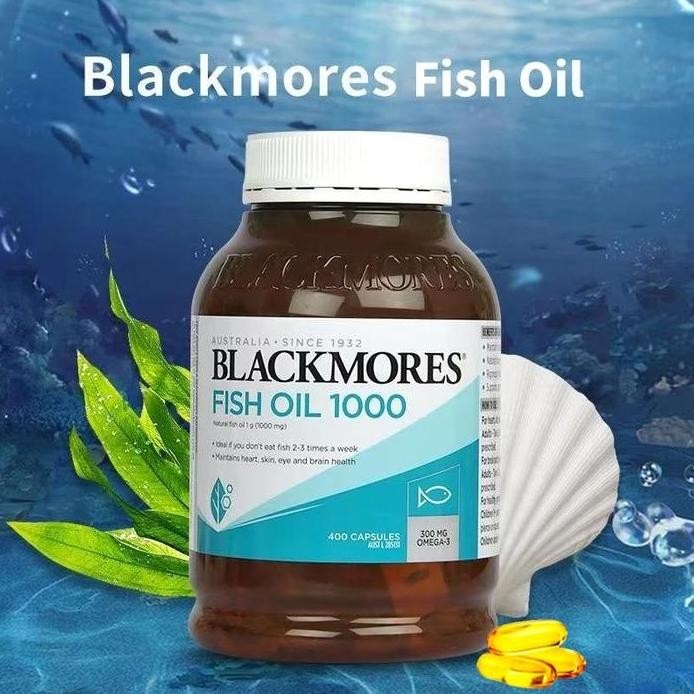 

Terlaris Blackmores Fish Oil 1000Mg Omega-3 400Kapsul/Omega Mini Double Concentrate 200/400Kapsul Minyak Ikan Blackmores Dari Australia Vitamin Suplemen Kesehatan Acid
