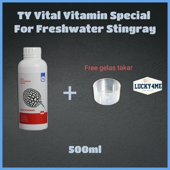 Terlaris Ty Vital Vitamin Special For Freshwater Stingray Ikan Pari Air Tawar 500Ml