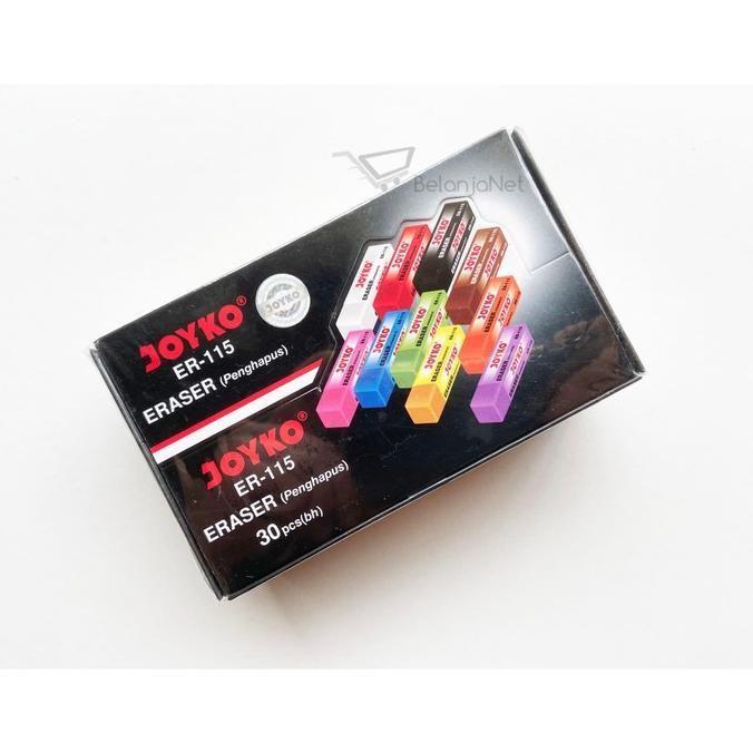

RB Eraser | Penghapus Joyko Warna Warni Colorful ER-115 [30 PCS]