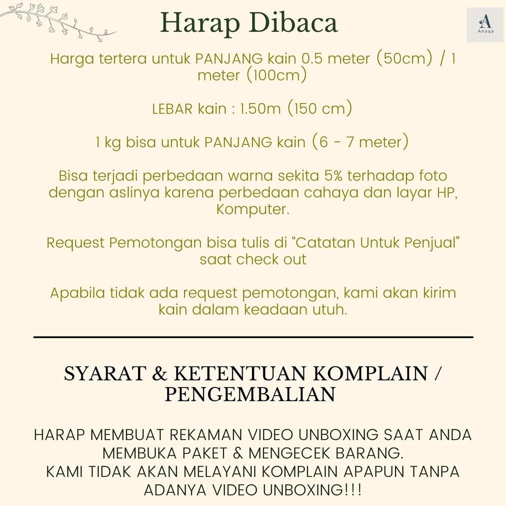 SY Meter Kain Brukat / Brokat Tile Prancis Bahan Kebaya Sakura Motif