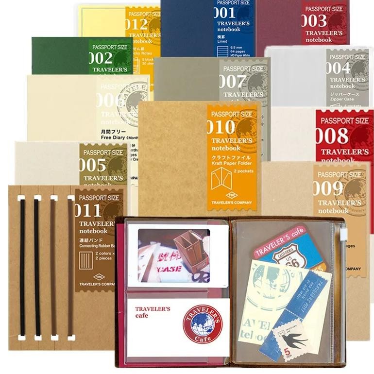 

Midori Travelers Traveler'S Notebook Passport Version Journaling Accessories Inserts Inner Page Sticker