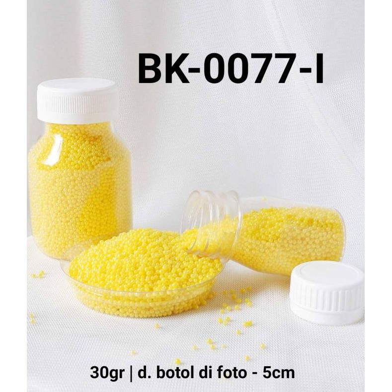 

#####] BK-0077-I Sprinkles sprinkle sprinkel 30 gram mutiara kuning