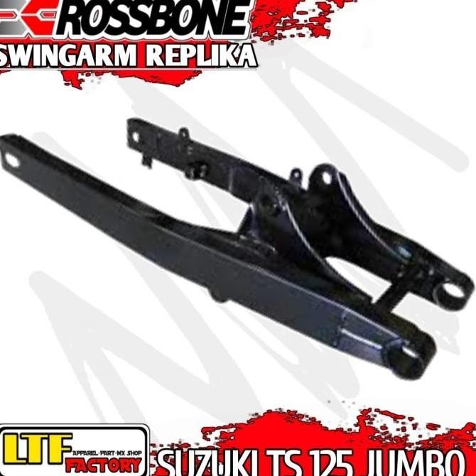 *$*$*$*$] SUZUKI TS 125 JUMBO - X CROSSBONE RACING Swingarm - Swing Arm - Lengan Ayun Monoshock Bela