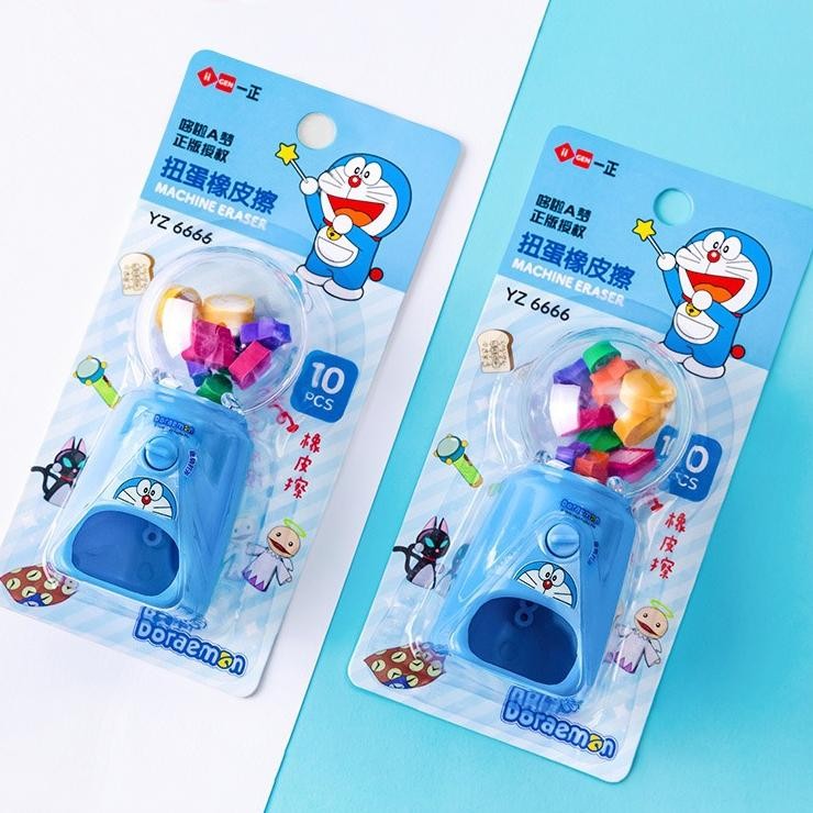 

RB TOKKADO Doraemon Machine Eraser Penghapus Pensil Mini Gashapon Lucu
