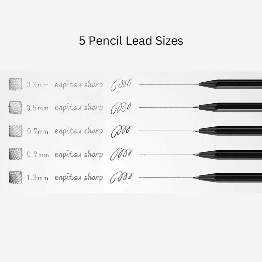 

RB Kokuyo Enpitsu Sharp 0.3mm 0.5mm 0.7mm 0.9mm 1.3mm Mechanical Pencil Pensil Mekanik