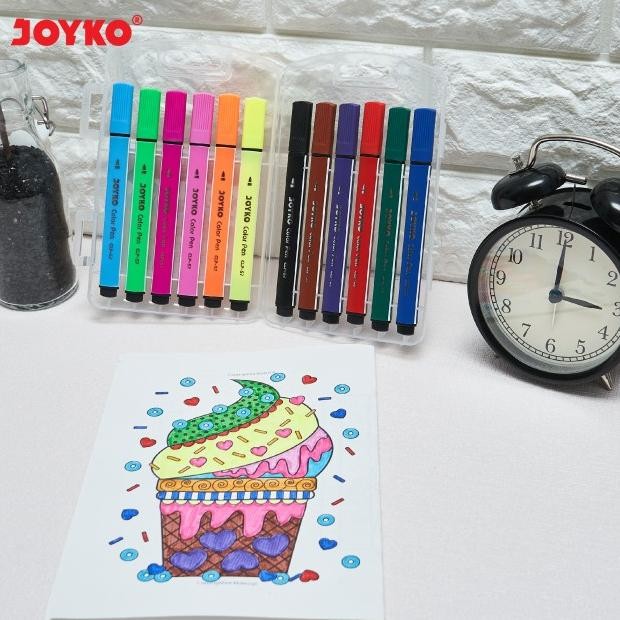 

RB Joyko Color Pen 24/48 Warna / Spidol Warna Washable Murah