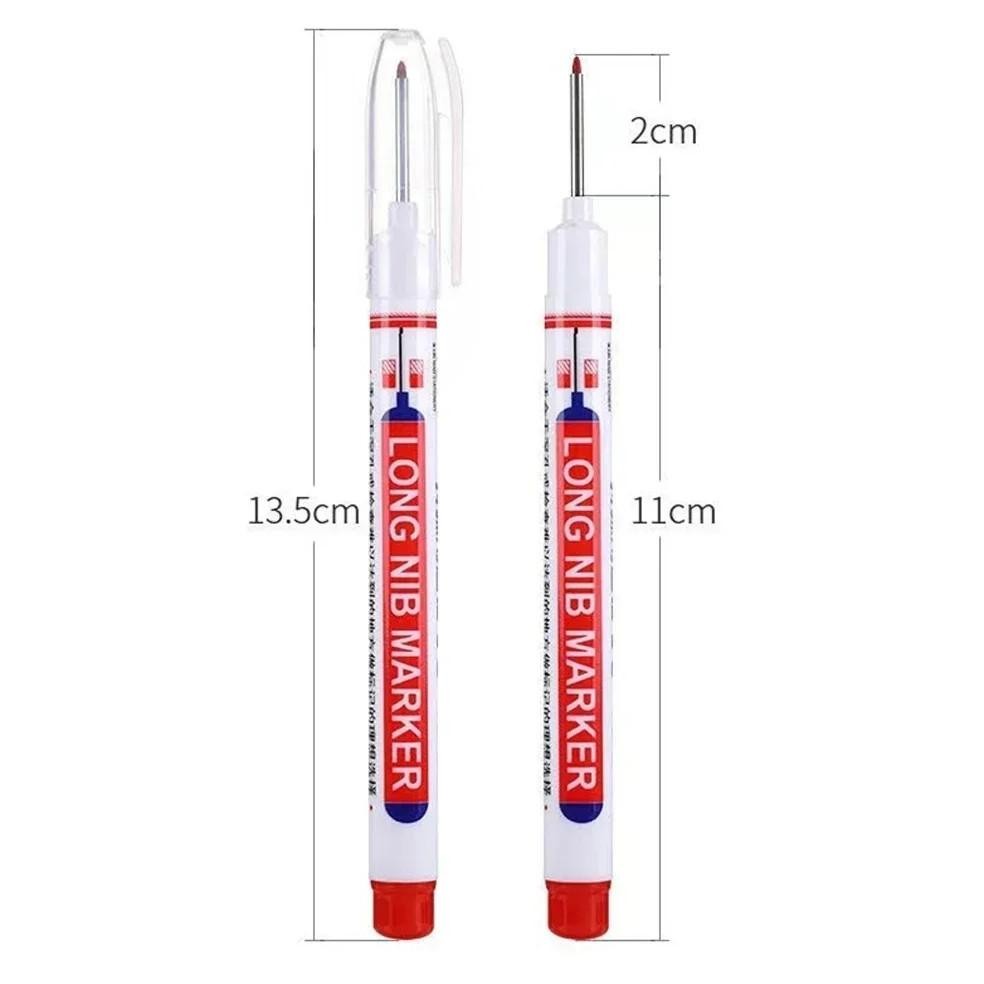 

RB 5pcs/Set Spidol Penanda Besi Spidol Untuk Kayu 20mm Spidol Kepala Panjang Nib