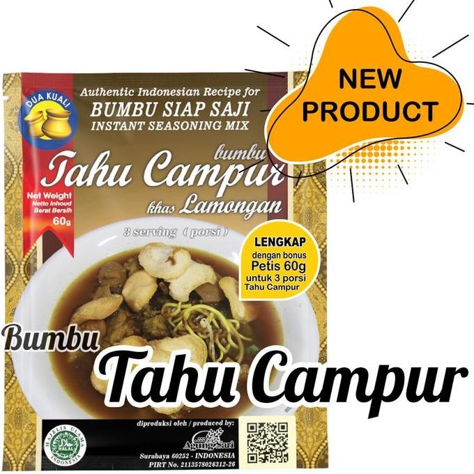

best produk] Bumbu Dua Kuali Tahu Campur plus bonus Petis Udang