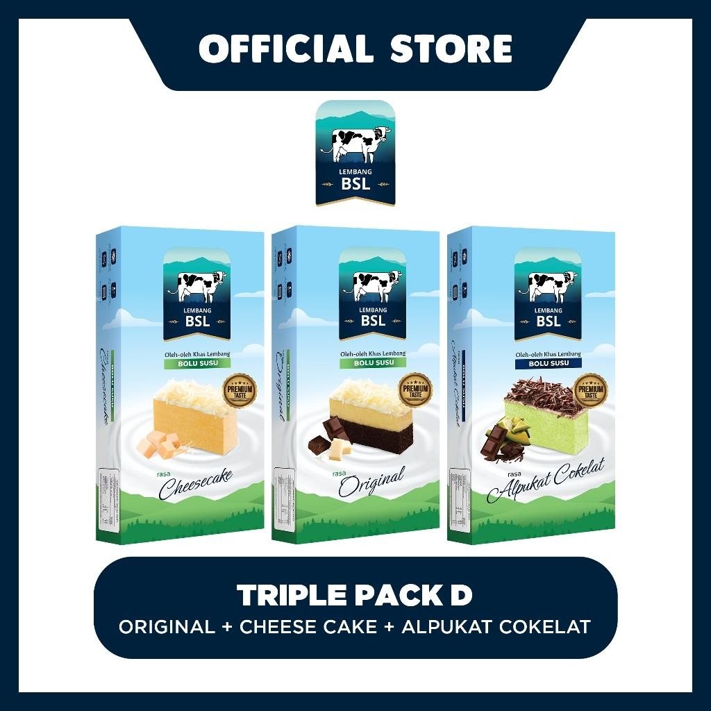 

NEW PRODUCT TRIPLE PACK D (REGULER - ORIGINAL + CHEESE CAKE + ALPUKAT COKELAT) NATURES TOUCH.