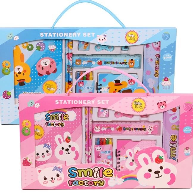 

RB SAO - S5982 Set Alat Tulis 8 In 1 / Set Alat Tulis Anak Motif Kartun / Set Alat Tulis 8 In 1 Lucu / Stationery Set 8 In 1 Lucu