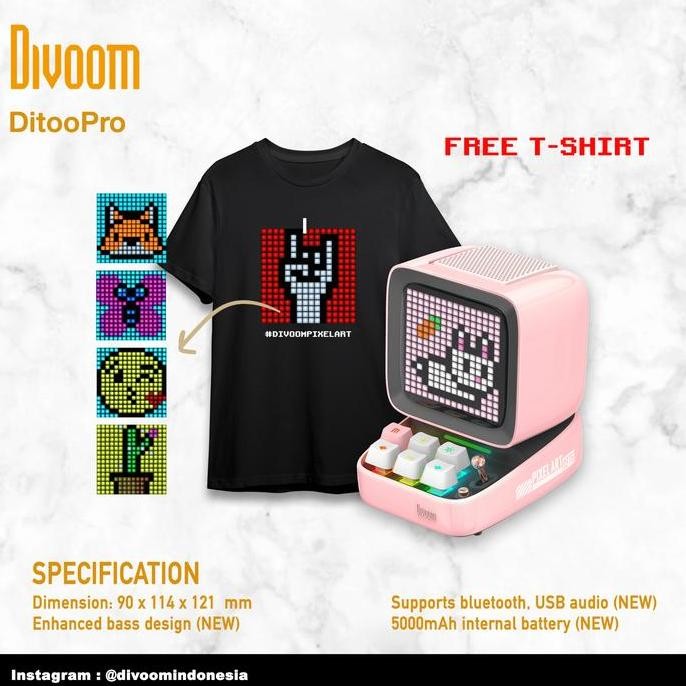 Stock In Divoom Ditoo Pro