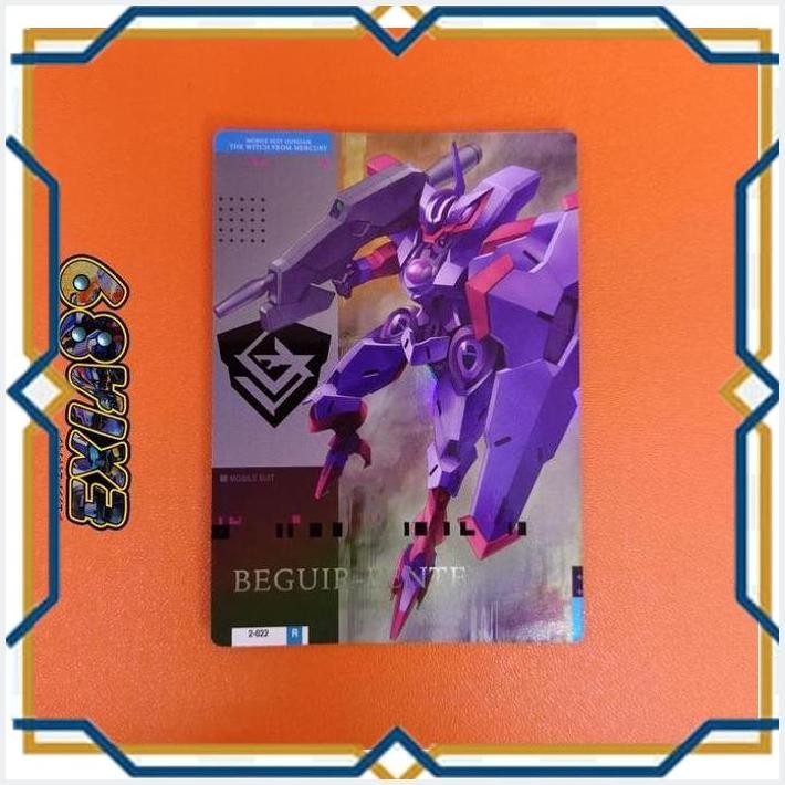 [exi] carddass gundam card collection the witch of mercury 2-022 [r] - beguir pente