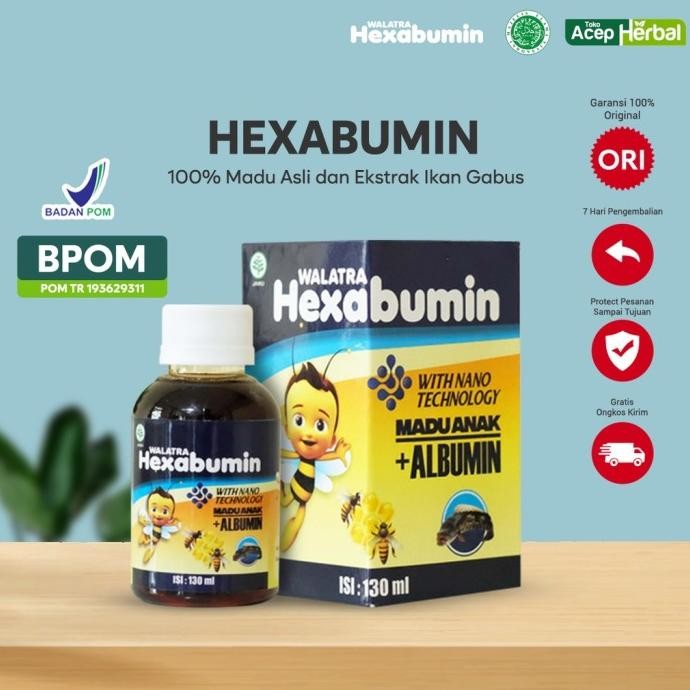 

Terlaris Walatra Hexabumin Madu Vitamin Anak Asli 100 Original Ekstrak Ikan