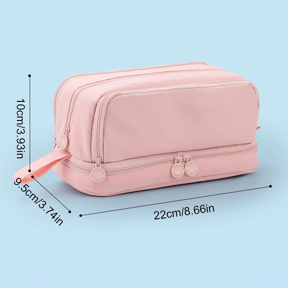 

Terbaru [Cod] Kotak Pensil Angoo Kapasitas Besar Kotak Alat Tulis Sederhana Tempat Pensil Multifungsi Dua Lapis Perlengkapan Sekolah Siswa