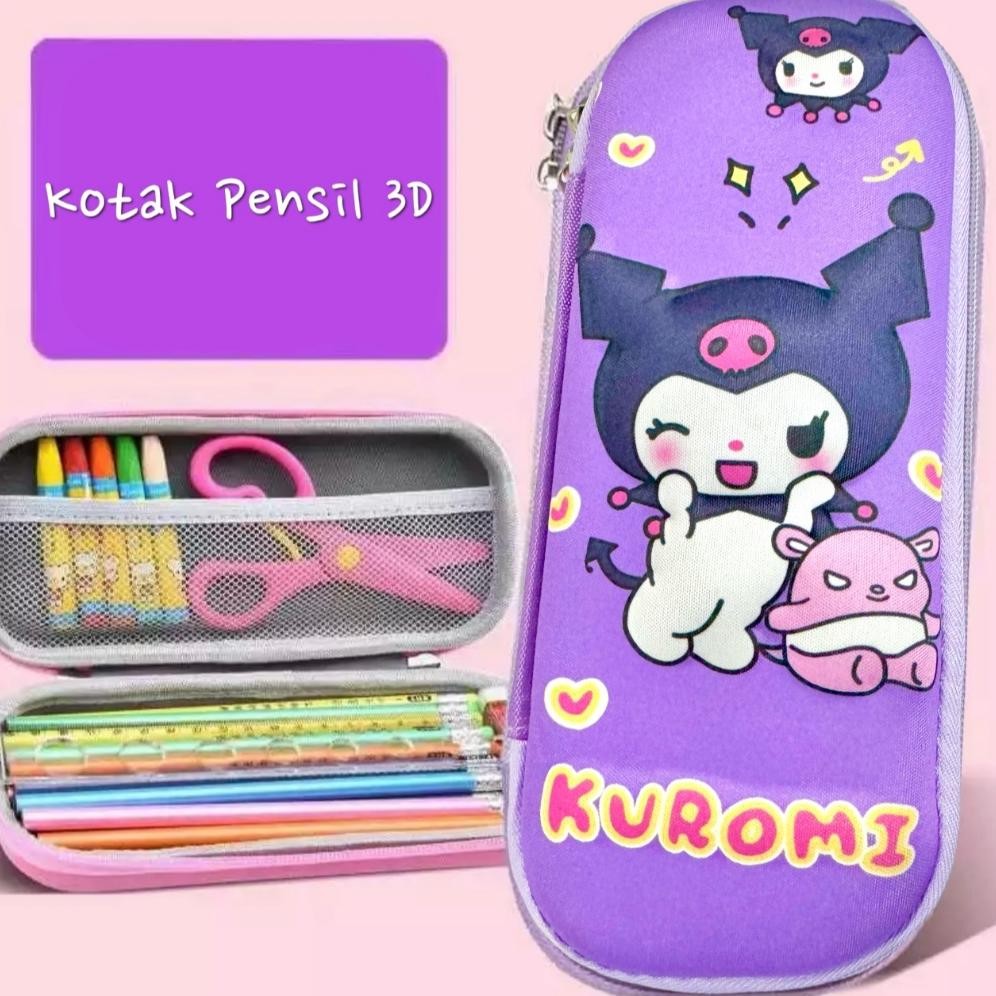 

Er-90 Kotak Pensil 3D Tempat Pensil 3D Gambar Lucu Timbul Anti Air Waterproof Unicorn Elsa Frozen Dino