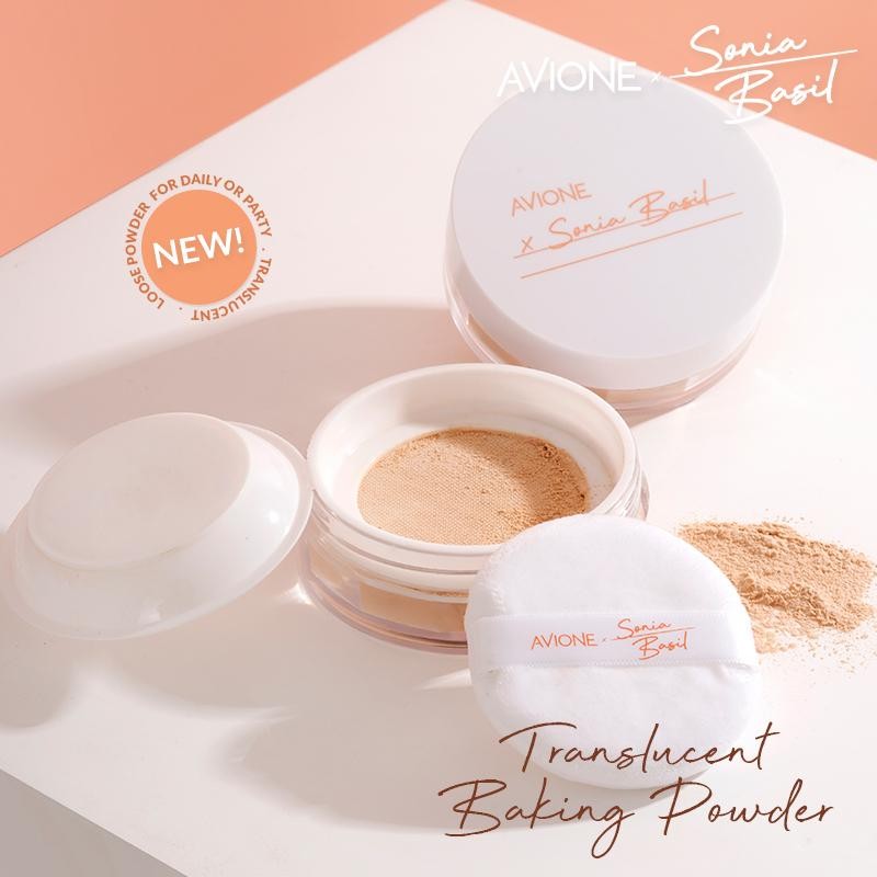 

NEW PRODUCT AVIONE X SONIA BASIL - TRANSLUCENT BAKING POWDER NATURES TOUCH.