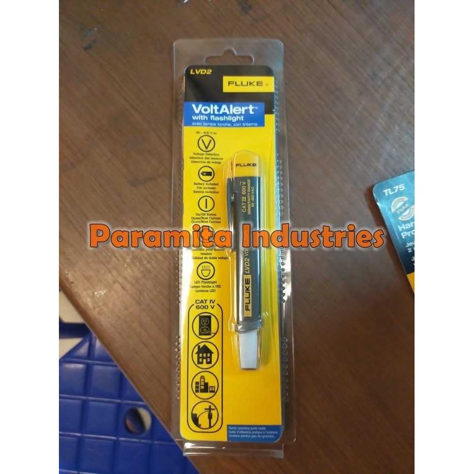 Tespen Deteksi Kabel Putus Fluke Lvd2 Flash Light Voltage Tester Original Dan Terpercaya