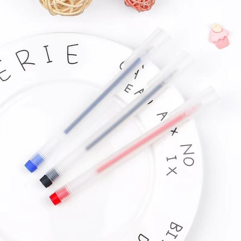 

Zbh Pulpen Gel 0.5Mm Bolpoin Pena Pulpen Tinta Gel Cair Pena Transparant Pen Gel