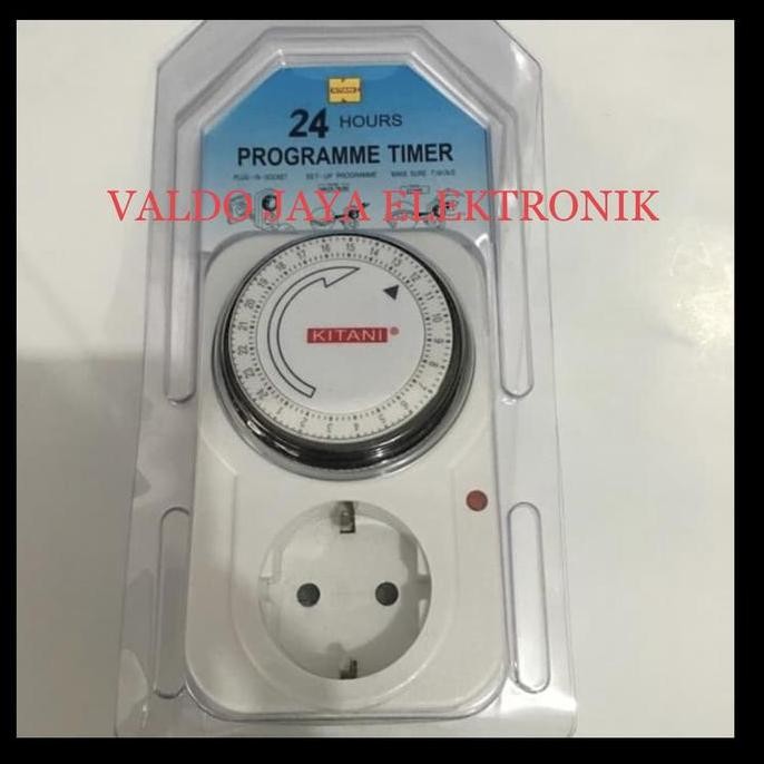 Timer KITANI Manual 24 Jam Stop Kontak Timer