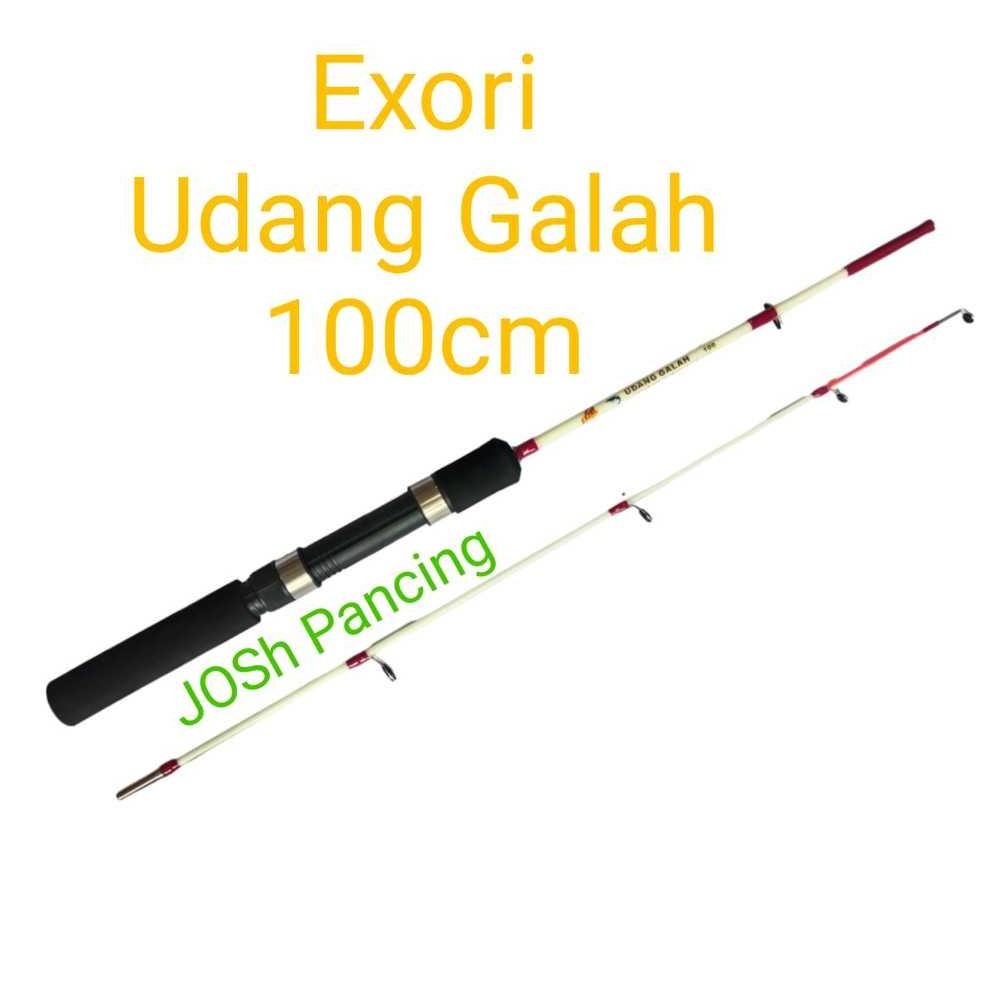 Ready Joran Pancing Exori Udang Galah 90 100 120 135 Cm Lentur Kuat