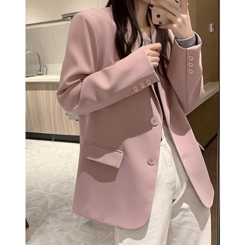 Pink Blazer Jacket for Women, Women's Blazer
