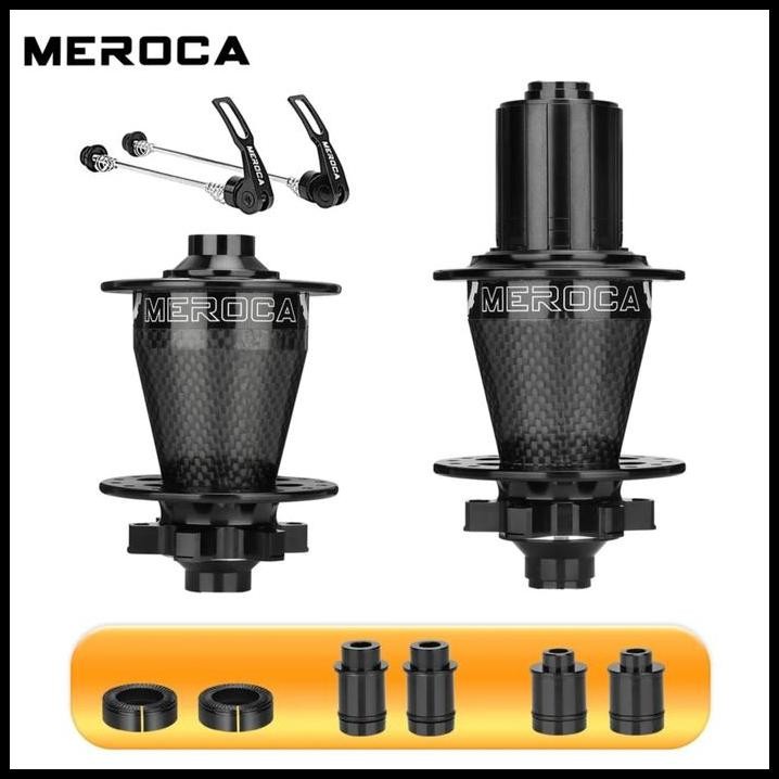 Meroca Km.8 Hub Freehub Carbon Alloy Qr Quick Release Ta Thru Axle Hub Freehub Sepeda