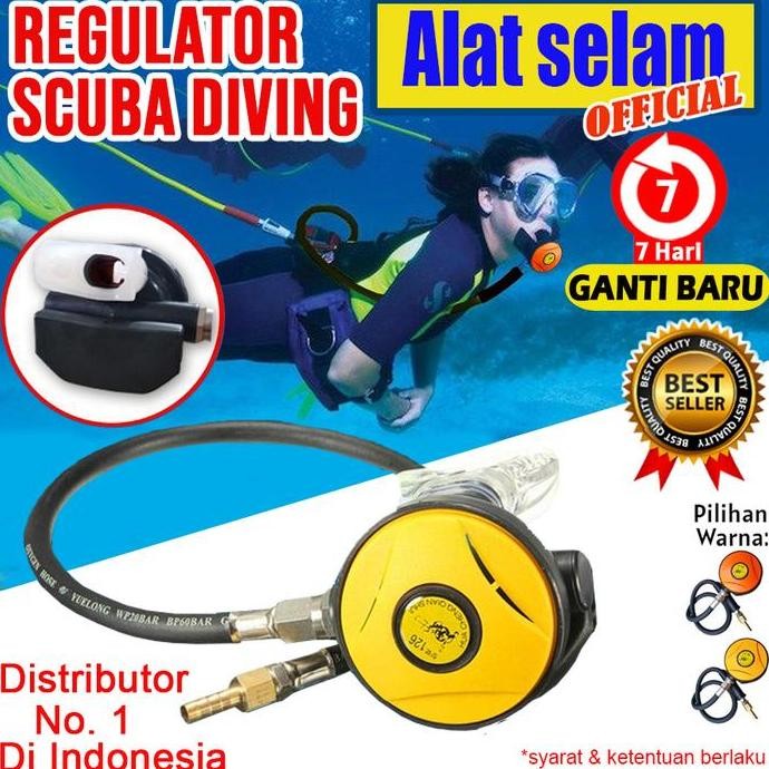 Regulator Diving Dakor Hookah Octopus Selam Nelayan Dacor No Delta