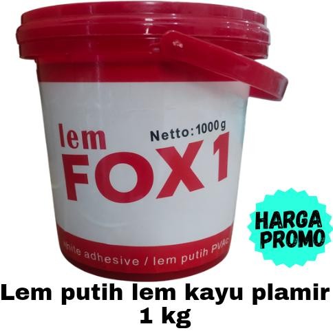 

LEM FOX 1 PUTIH 1KG LEM PUTIH PVAC 1 KG LEM KERTAS LEM KAYU DLL