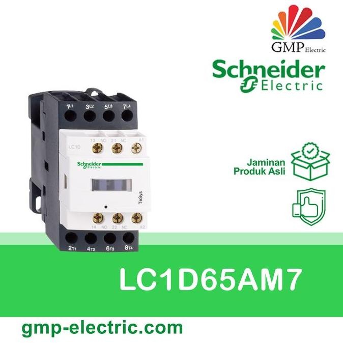 Kontaktor Schneider LC1D65AM7, 30KW, 220VAC