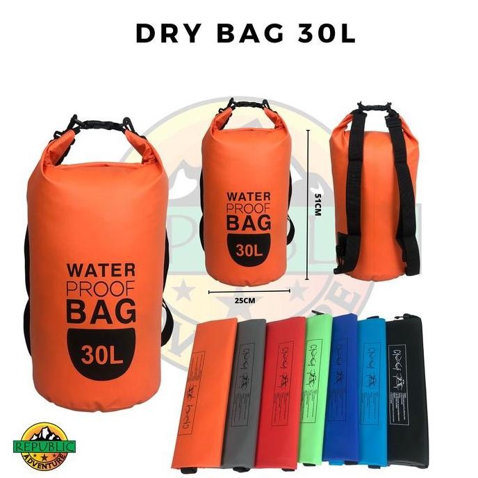 Dry Bag 30L Tas Mancing Dan Berenang Anti Air Olahraga