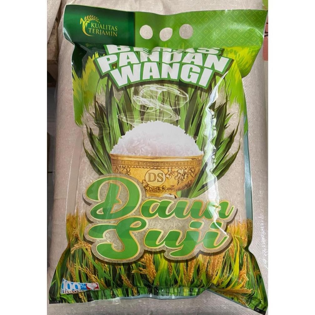 

Beras kemasan 5kg premium pandan wangi best seler murah putih bersih enak puleun pulen