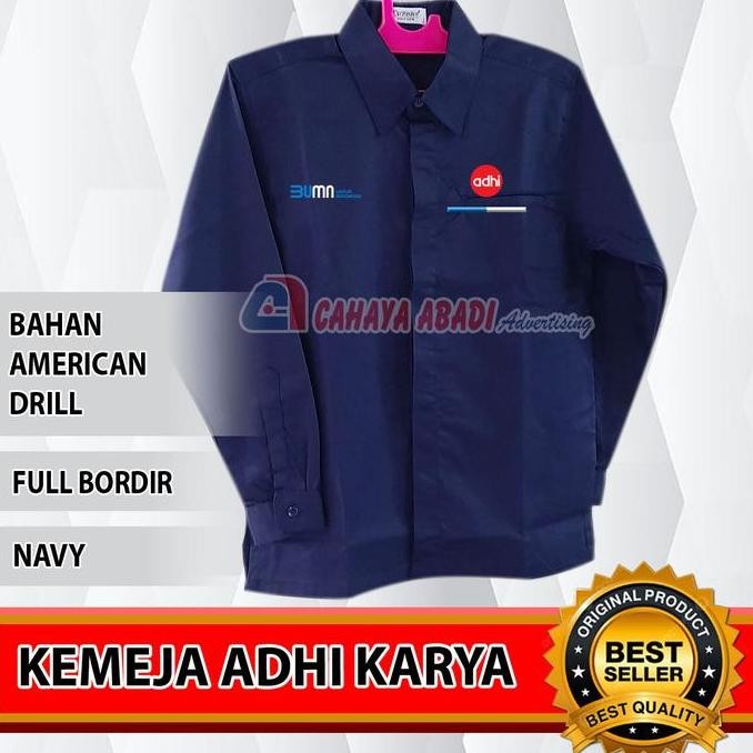 Kemeja BUMN Adhi Karya Seragam BUMN Adhi Karya Navy