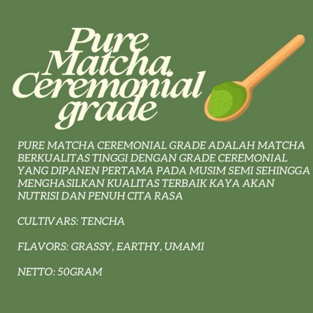 

Ecoganic Pure Matcha Ceremonial Grade 50Gr
