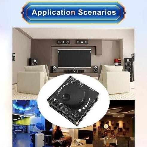 Xy-Ap15H Modul Audio Power Amplifier Hifi Stereo Bluetooth 5.0 10W/15W/20W Ic Apd3016D 2X50W Sinilin