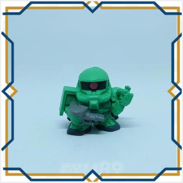 [exi] sd gundam figure gashapon ms-06 zaku ii (5) bandai