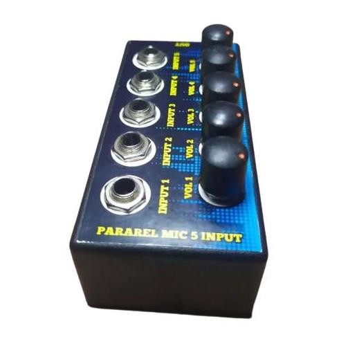 Pararel Mic 5 Input-Black/Blue New Stok