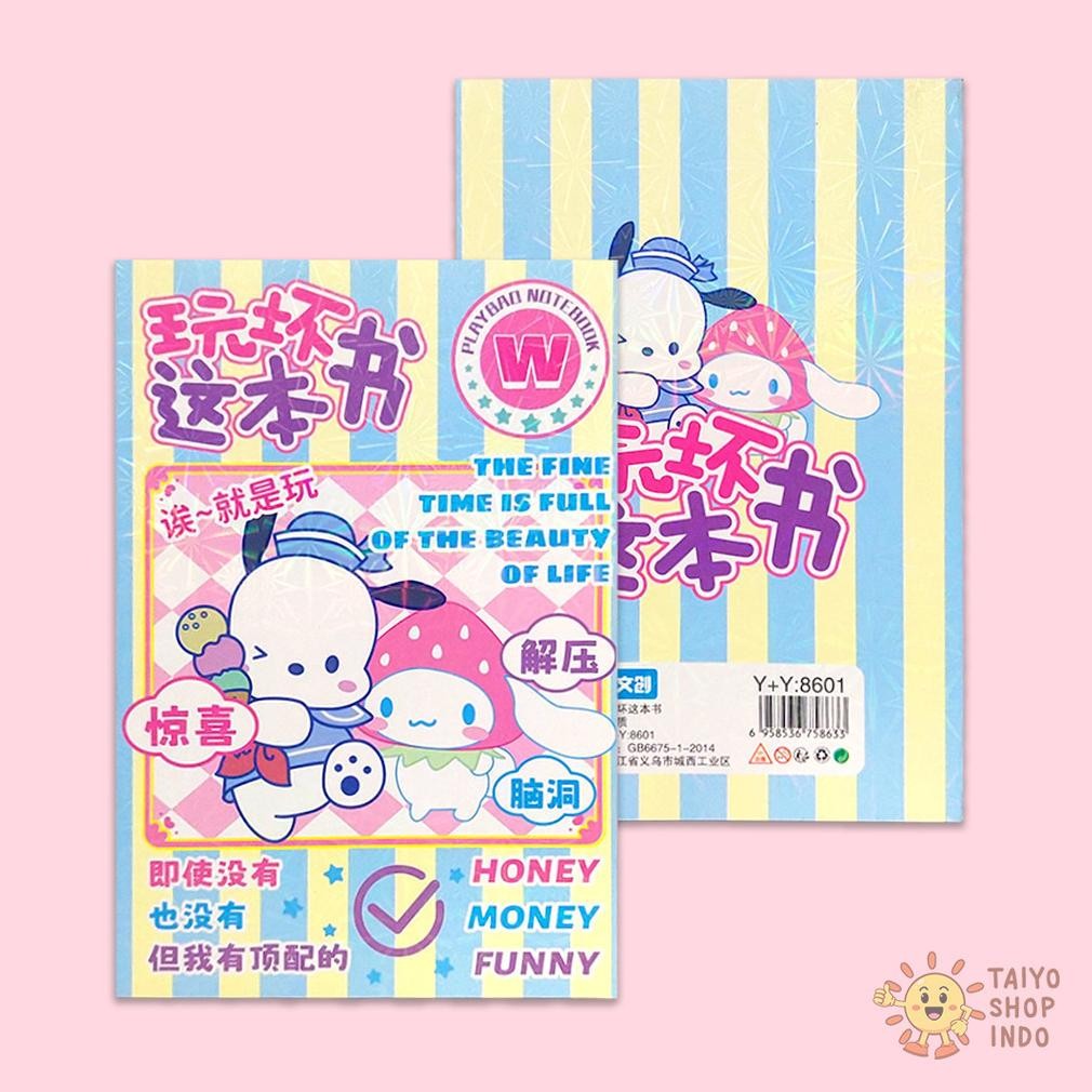 

[original] mainan anak playbad notebook sanrio mandarin buku catatan dirusak gambar tulis rusak [terlaris] [terbaik]