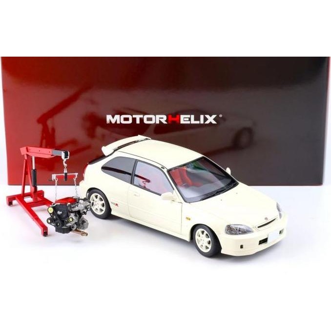 1/18 MOTORHELIX HONDA CIVIC EK9 TYPE-R WHITE