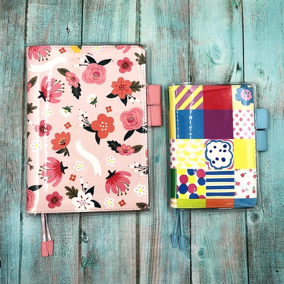 

Fromthenon Transparent Pvc A5A6 Diary Book Cover Planner Accessories Notebook Notepad Bookbinder Protective Case Hobo Stationery