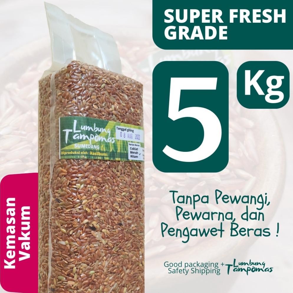 

Beras Merah 5 Kg Lumbung Tampomas