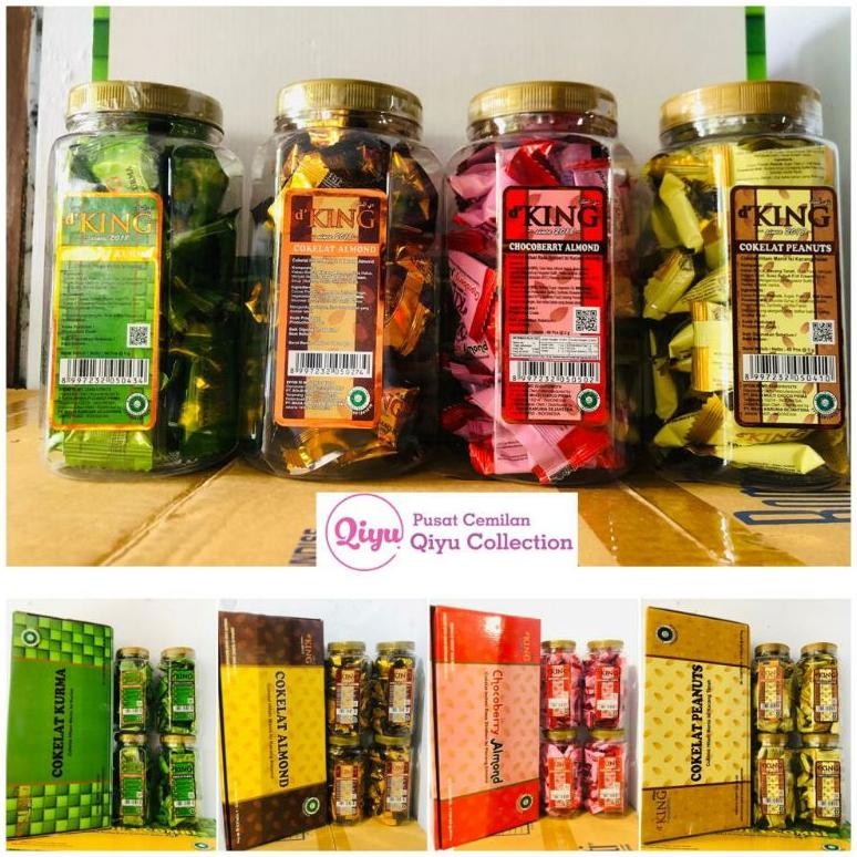 

Dvc-78 Is75 [Dus] Aneka Coklat D'King Toples - Cokelat Bonibol Dking - Coklat Almond - Cokelat Kurma Terlaris