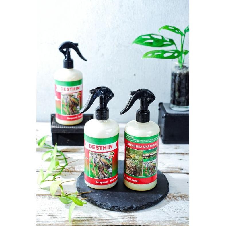 TERLARIS Desthin Obat Hama Tanaman Ulat, Jamur Tanaman Daun, Hama Daun, Ulat Bulu, Kaki Seribu, Hama