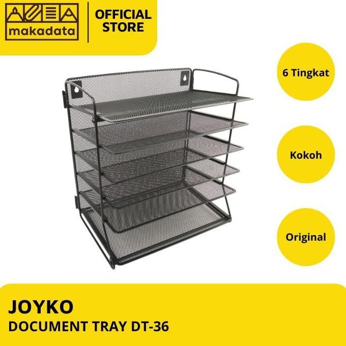 

TERMURAH DOCUMENT TRAY | RAK DOKUMEN BESI SUSUN JOYKO DT-36 6 SUSUN MURAH Siap kirim