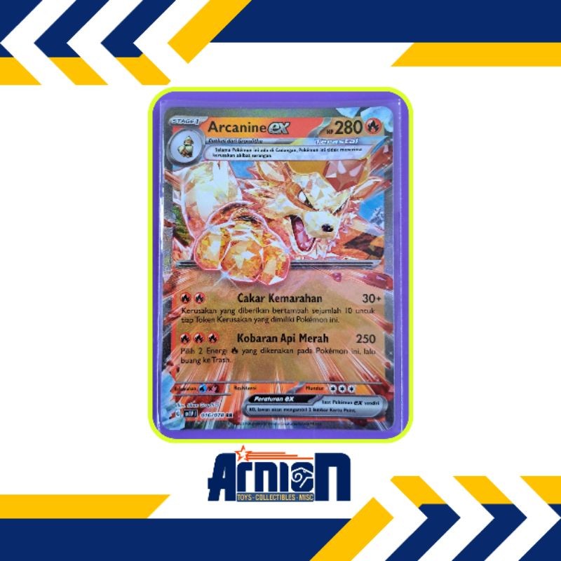 Pokemon TCG Indonesia - Arcanine EX RR 016/078 G SV1V