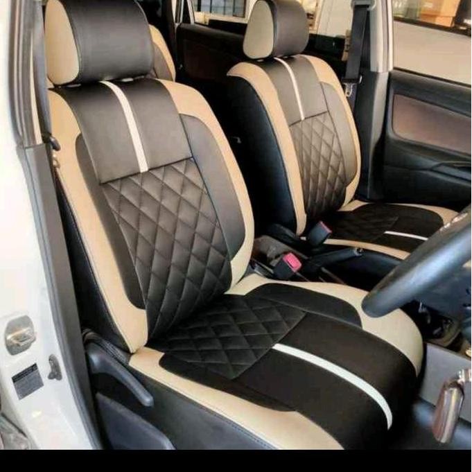 sarung jok mobil Avanza,Xenia,full set 3 baris Car bungkus  jok