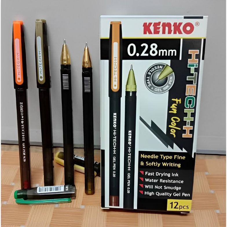 

KEKINIAN PULPEN HITECH KENKO 0.28MM FUN COLOR (1PAK/12PCS) TERLARIS